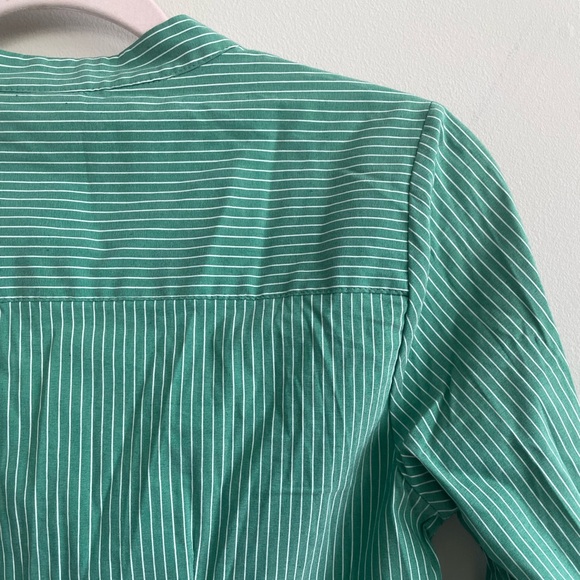 Anthropologie Maeve Katherine Knotted Striped Blouse - Picture 9 of 10